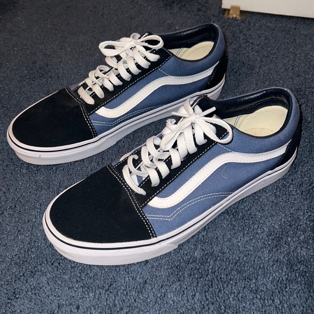 Mens Vans. Blue & Black color